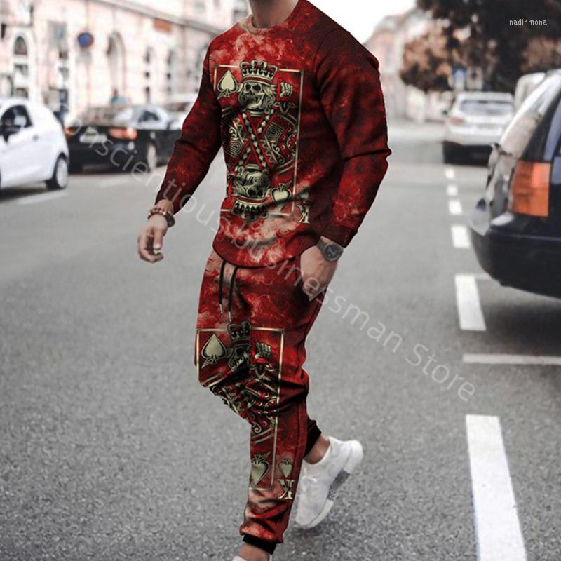 Men' Tracksuits Long Sleeve Suit For Men 2022 Autumn 3D Print Poker Men' Set Street Sports Pants Unisex Trend Tracksuit
Men' Tracksuits Long Sleeve Suit For Men 2022 Autumn 3D Print Poker Men' Set Street Sports Pants Unisex Trend Tracksuit