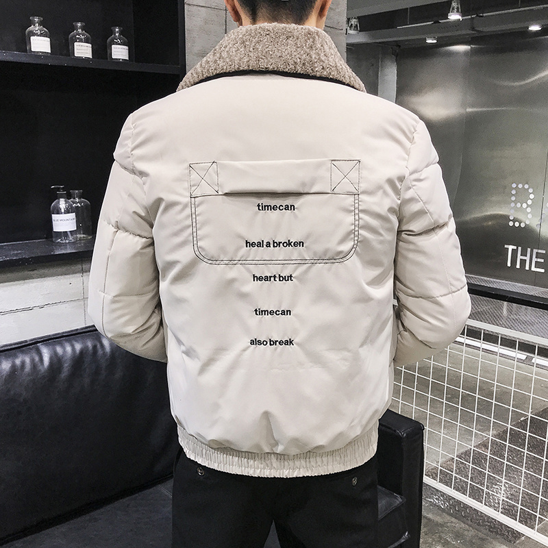 Men's Down Parkas Men Padded Jacket Korean Fashion Clothing Winter Thicken Warm Tooling Style Slim Coat Solid Wild Long Sleeve Zipper Outerwerar 221202, Beige
Men's Down Parkas Men Padded Jacket Korean Fashion Clothing Winter Thicken Warm Tooling Style Slim Coat Solid Wild Long Sleeve Zipper Outerwerar 221202, Beige