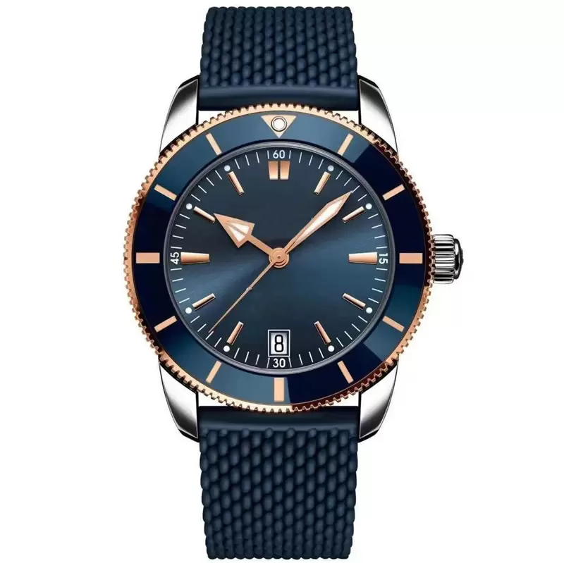 New Mens Watch Automatic Mechanical Sapphire Stainless Steel Stainless Rotatable Bezel Rose Gold Silver Blue Rubber, 1piece(random color)
New Mens Watch Automatic Mechanical Sapphire Stainless Steel Stainless Rotatable Bezel Rose Gold Silver Blue Rubber, 1piece(random color)