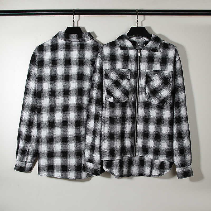 Men's Jackets Askyurself Nostalgia Flannel Black And White Plaid Vintage Work Clothes Zipper Shirt Ask High Street Fashion Jacket T221202
Men's Jackets Askyurself Nostalgia Flannel Black And White Plaid Vintage Work Clothes Zipper Shirt Ask High Street Fashion Jacket T221202