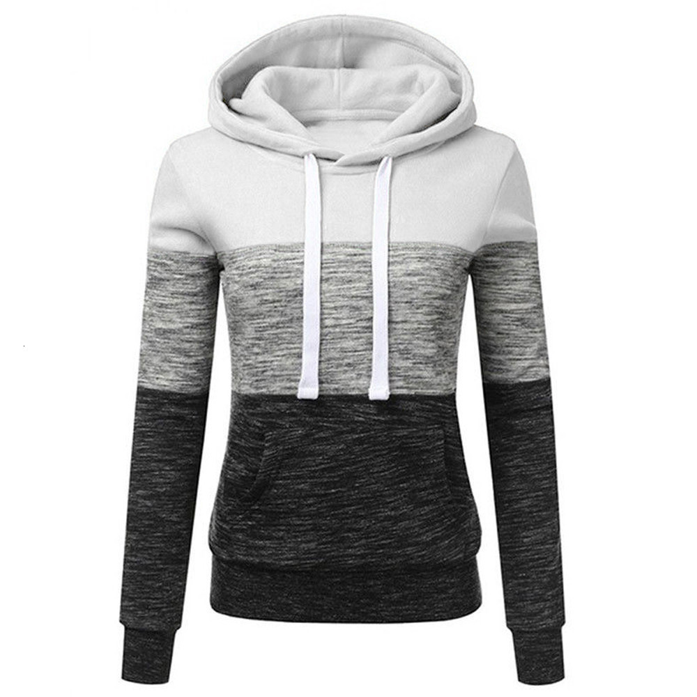 Women's Hoodies Sweatshirts Women Autumn Winter Female Pullover Fashion Color Stitching Tops Plus Size Ladies Streetwear 221201