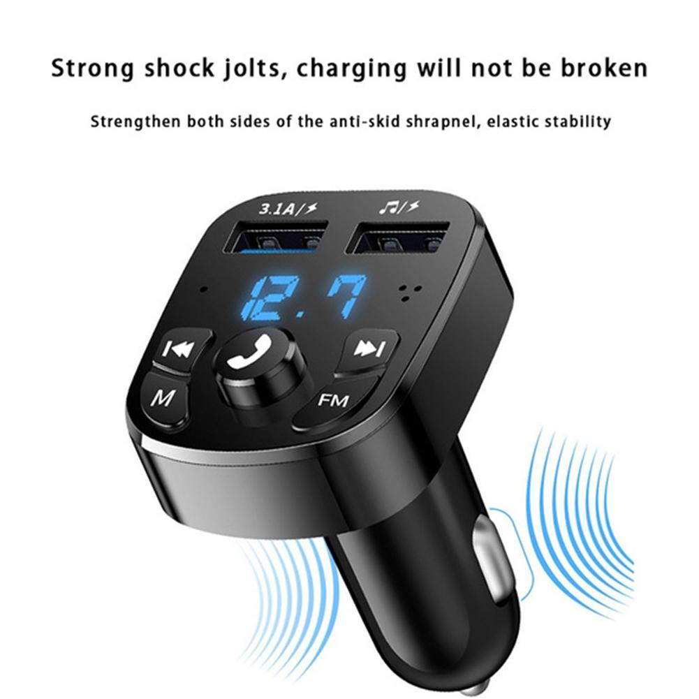12-24V Car Bluetooth FM Transmitter 87.5-108 mhz Audio Car Mp3 Player 5V Output USB Auto Car Fast Charge Electronic Accessories
12-24V Car Bluetooth FM Transmitter 87.5-108 mhz Audio Car Mp3 Player 5V Output USB Auto Car Fast Charge Electronic Accessories
