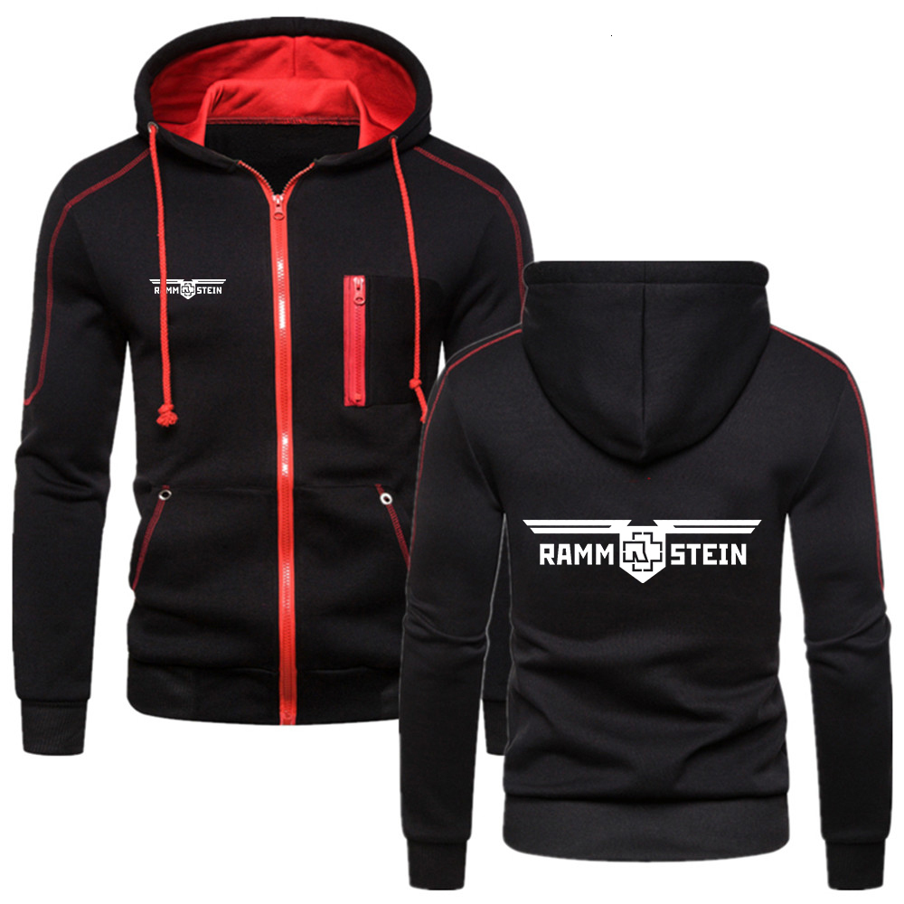 Men's Tracksuits RAMSTEIN Germany Metal Band Spring Autumn Zipper Clothing Jackets Cotton Sweatshirts Sportwear Up Hoodies 221202
Men's Tracksuits RAMSTEIN Germany Metal Band Spring Autumn Zipper Clothing Jackets Cotton Sweatshirts Sportwear Up Hoodies 221202
