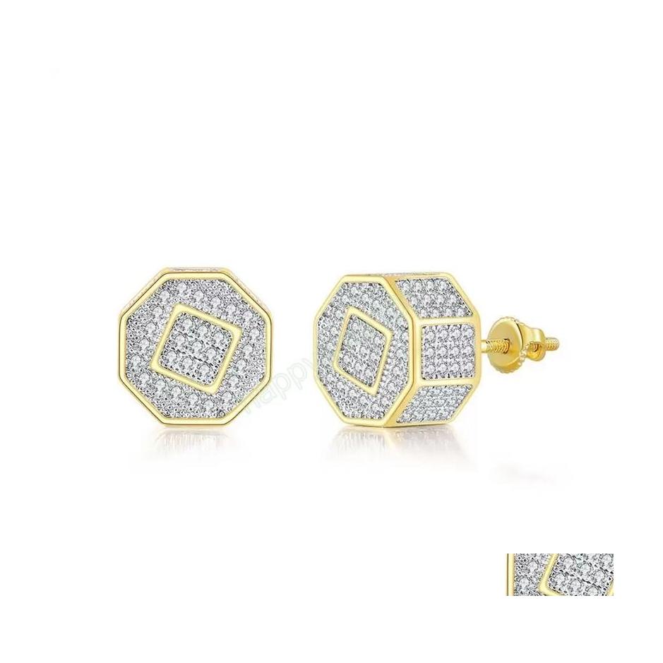 Stud Fashion Women Mens Earrings Hip Hop Cz Stud Earings Iced Out Bling Rock Punk Round Wedding Gift Drop Delivery Jewelry Dhakw
Stud Fashion Women Mens Earrings Hip Hop Cz Stud Earings Iced Out Bling Rock Punk Round Wedding Gift Drop Delivery Jewelry Dhakw