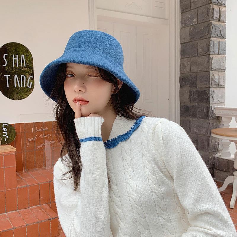 Berets Autumn Winter Wool Flat Bucket Hat Women Fashion Vintage Fisherman Hats Versatile Cap Warm Felt For Female, Black
Berets Autumn Winter Wool Flat Bucket Hat Women Fashion Vintage Fisherman Hats Versatile Cap Warm Felt For Female, Black