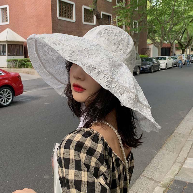 Berets W54 Hat Female Summer Big Along The Lace Fisherman Korean Version Ins Thin Sunshade Japanese Sunscreen Sun, W54-white
Berets W54 Hat Female Summer Big Along The Lace Fisherman Korean Version Ins Thin Sunshade Japanese Sunscreen Sun, W54-white