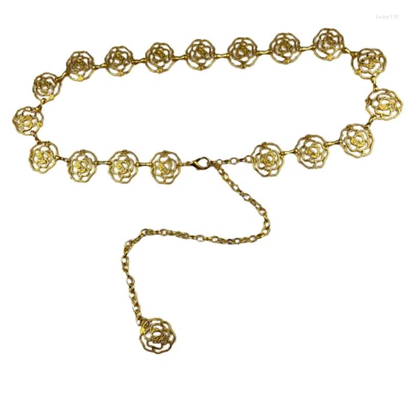 Belts Metal Waist Chain Female Golden Silver Camellia Belt Clothing Darment Dress Decorative Accessory Jewelry
Belts Metal Waist Chain Female Golden Silver Camellia Belt Clothing Darment Dress Decorative Accessory Jewelry