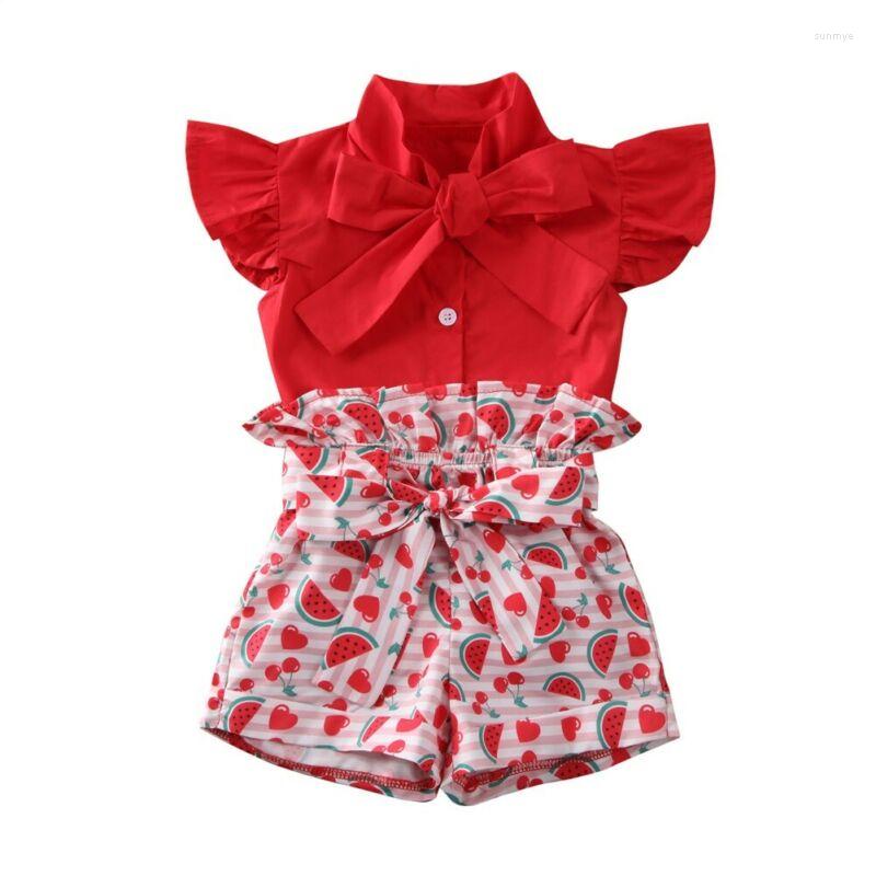 Clothing Sets 1-6Y Toddler Kids Baby Girls Clothes Ruffles Bow Vest Top Shirt Watermelon Print Shorts Outfit, Picture shown
Clothing Sets 1-6Y Toddler Kids Baby Girls Clothes Ruffles Bow Vest Top Shirt Watermelon Print Shorts Outfit, Picture shown