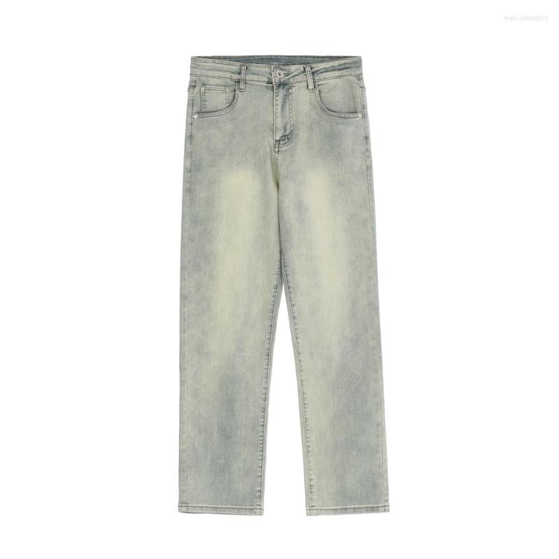 Men' Jeans Fashion Solid Color Washed Old Men' Ins American Retro Tide Brand Loose Straight Cotton Trousers Trend Casual Pants, Blue
Men' Jeans Fashion Solid Color Washed Old Men' Ins American Retro Tide Brand Loose Straight Cotton Trousers Trend Casual Pants, Blue