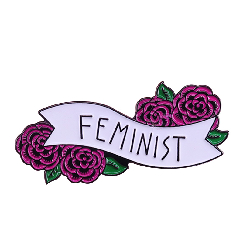 Feminist pin flowers women brooch girl power badge shirts jackets accessories female gift, As picture
Feminist pin flowers women brooch girl power badge shirts jackets accessories female gift, As picture