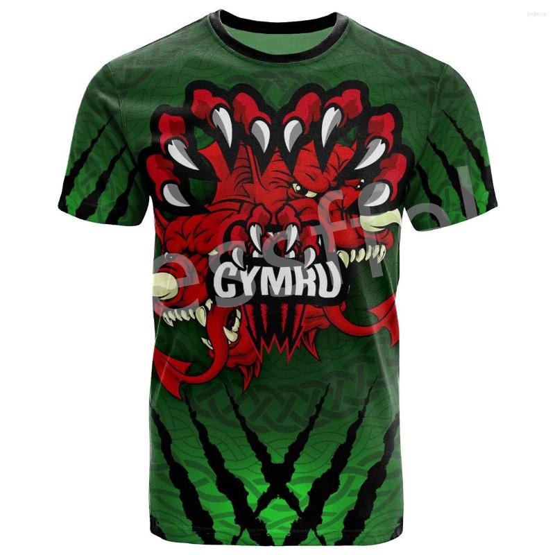 Men's T Shirts Country Emblem Flag Wales Cymru Dragon Tattoo 3DPrint Men/Women Summer Casual Funny Short Sleeve T-Shirts Streetwear, Color as picture
Men's T Shirts Country Emblem Flag Wales Cymru Dragon Tattoo 3DPrint Men/Women Summer Casual Funny Short Sleeve T-Shirts Streetwear, Color as picture