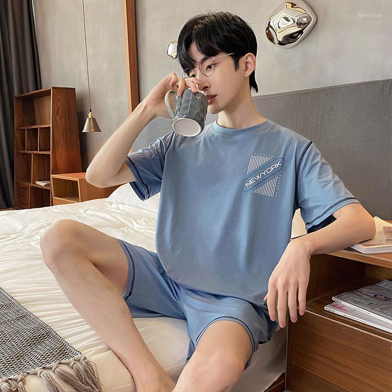 Men's Sleepwear Father Gift Men's Pajamas Set Summer Leisure Elastic Waist Modal Men Short Pant Cotton Sleeve Pijama, X mx 11010
Men's Sleepwear Father Gift Men's Pajamas Set Summer Leisure Elastic Waist Modal Men Short Pant Cotton Sleeve Pijama, X mx 11010