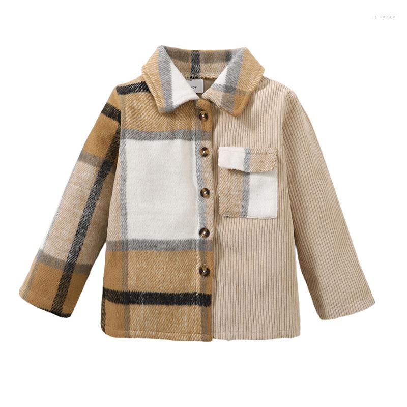 Jackets Spring Autumn Fashion Baby Boy Long Sleeve Cotton Plaid Shirt Coats Casual Turn-down Classic Kids Children, Picture shown
Jackets Spring Autumn Fashion Baby Boy Long Sleeve Cotton Plaid Shirt Coats Casual Turn-down Classic Kids Children, Picture shown