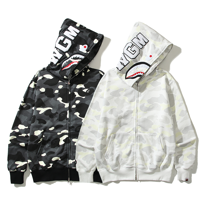 Bape Mens Designer Shark Mouth Hoodies Men Women Camouflage Long Sleeve Black White Hooded Jacket Mens Hoodie Asian Size M-3XL
Bape Mens Designer Shark Mouth Hoodies Men Women Camouflage Long Sleeve Black White Hooded Jacket Mens Hoodie Asian Size M-3XL