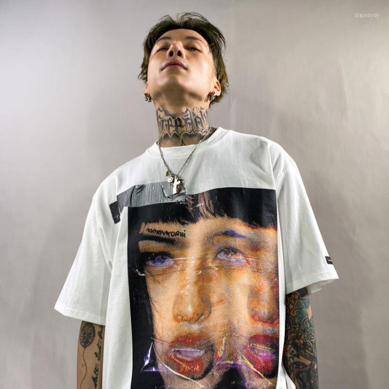 Men's T Shirts Hip Hop Oversized Tshirts Men Portrait Print Short Sleeve Summer Streetwear Casual Gothic Harajuku Fashion Woman Cotton, Black
Men's T Shirts Hip Hop Oversized Tshirts Men Portrait Print Short Sleeve Summer Streetwear Casual Gothic Harajuku Fashion Woman Cotton, Black