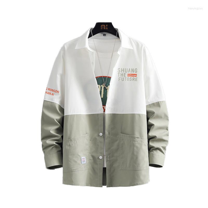 Men's Hoodies Casual Shirts For Men Fashion Stitching Clothing Blouse Man Shirt Long Sleeve Harajuku 2022 Spring Arrivals High Quality Top, Gray
Men's Hoodies Casual Shirts For Men Fashion Stitching Clothing Blouse Man Shirt Long Sleeve Harajuku 2022 Spring Arrivals High Quality Top, Gray