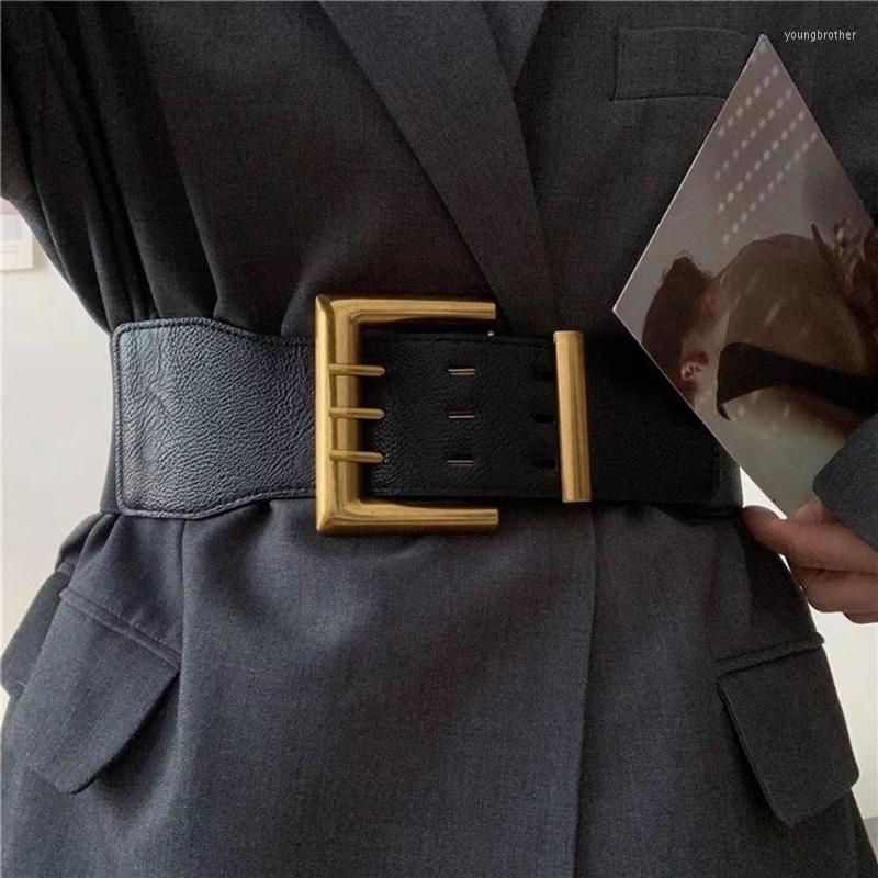 Belts Luxury Ladies Wide Belt Elastic Vintage Wild Pin Buckle Leather Cummerbunds Women Ceinture Femme Stretch Waist Seal Waistband, Black
Belts Luxury Ladies Wide Belt Elastic Vintage Wild Pin Buckle Leather Cummerbunds Women Ceinture Femme Stretch Waist Seal Waistband, Black