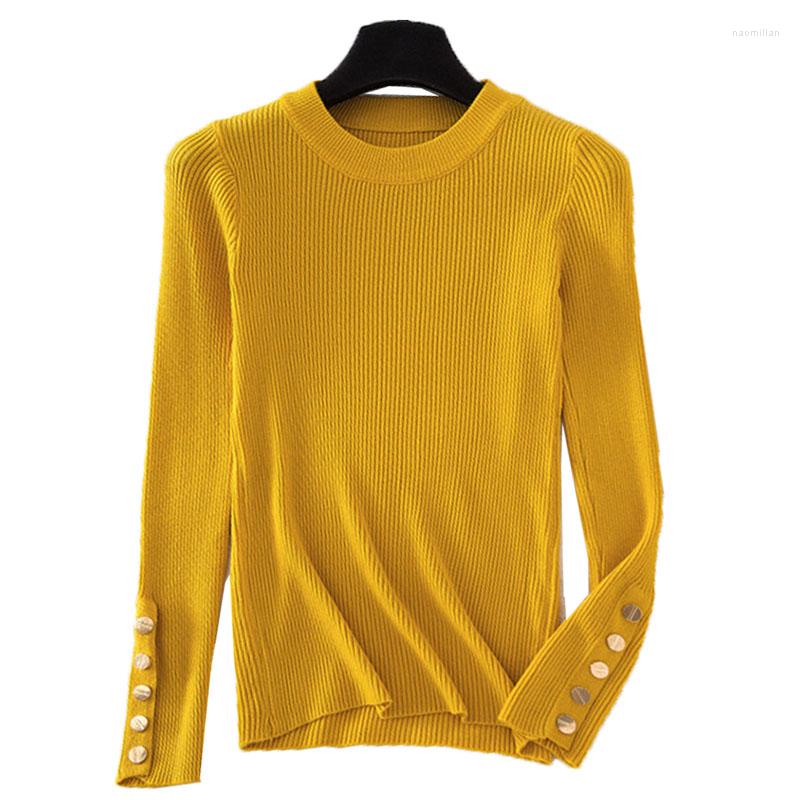 Women's Sweaters Round Neck Buttons Sweater Autumn Winter Knitted Jumper Women's Casual Loose Long Sleeve Jacket Pullovers Female K867, White
Women's Sweaters Round Neck Buttons Sweater Autumn Winter Knitted Jumper Women's Casual Loose Long Sleeve Jacket Pullovers Female K867, White