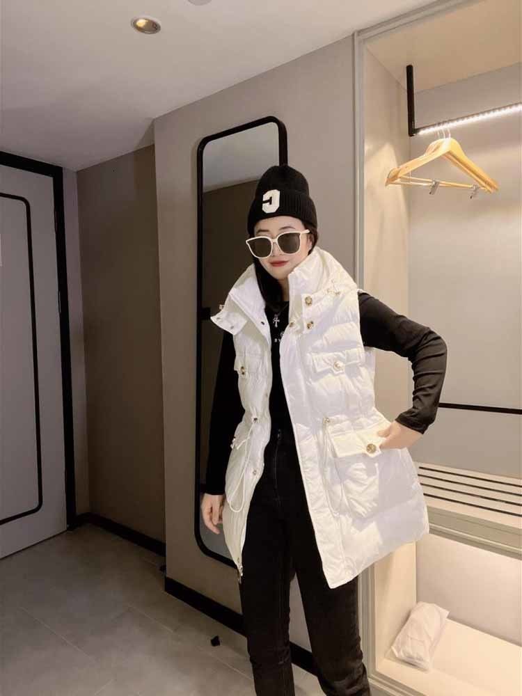 Women's Vests Winter Hooded Vest Women Loose Bodywarm Down Drawstring Sleeveless Cotton Waistcoat Female Warm Thick Windbreaker Vest 221202, Black
Women's Vests Winter Hooded Vest Women Loose Bodywarm Down Drawstring Sleeveless Cotton Waistcoat Female Warm Thick Windbreaker Vest 221202, Black