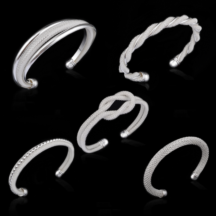 UPDATE Silver Mesh Twist Knot Bracelets Open Bangle Cuffs wristband for women Fashion Jewelry Will and Sandy Gift
UPDATE Silver Mesh Twist Knot Bracelets Open Bangle Cuffs wristband for women Fashion Jewelry Will and Sandy Gift