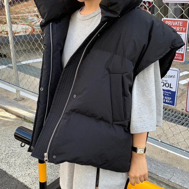Women's Vests Women Oversize Warm Cotton-Padded Stand Collar Sleeveless Puffer Parkas Coats Female Casual Loose Autumn Winter Vest M510C, Black
Women's Vests Women Oversize Warm Cotton-Padded Stand Collar Sleeveless Puffer Parkas Coats Female Casual Loose Autumn Winter Vest M510C, Black