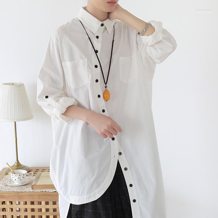 Women's Blouses Button Down Shirt Long Blouse For Women 2022 Casual Irregular Hem Full Sleeve Loose Cotton White Tops Female Brief Blusas, Black
Women's Blouses Button Down Shirt Long Blouse For Women 2022 Casual Irregular Hem Full Sleeve Loose Cotton White Tops Female Brief Blusas, Black