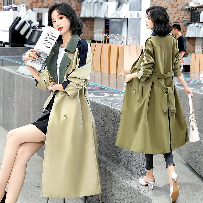 Women' Trench Coats Arrival Long Windbreakers Coat Women Spring Autumn Double Breasted With Belt Female Korean Loose Overcoat Parkas, Khaki
Women' Trench Coats Arrival Long Windbreakers Coat Women Spring Autumn Double Breasted With Belt Female Korean Loose Overcoat Parkas, Khaki