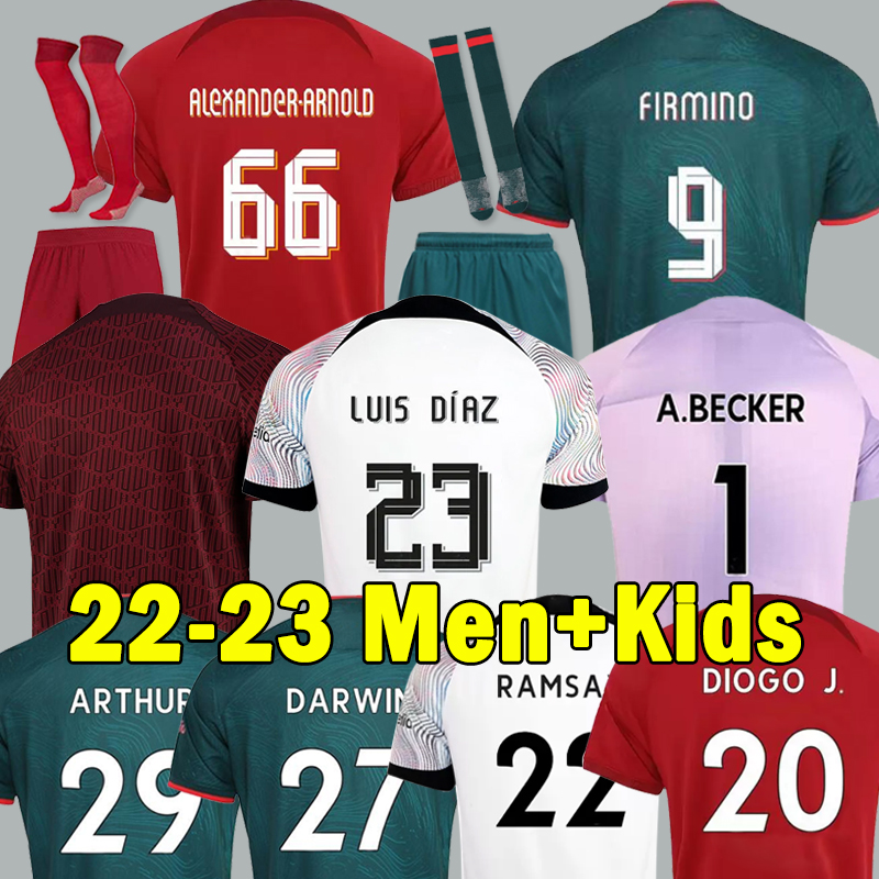 4XL 5XL 22/23 ALEXANDER ARNOLD soccer jerseys 2022 2023 season DARWIN #27 DIOGO Fabinho Jones A.BECKER Men kids kit socks full sets football Pre-match shirts training, 22-23 third kids kits
4XL 5XL 22/23 ALEXANDER ARNOLD soccer jerseys 2022 2023 season DARWIN #27 DIOGO Fabinho Jones A.BECKER Men kids kit socks full sets football Pre-match shirts training, 22-23 third kids kits