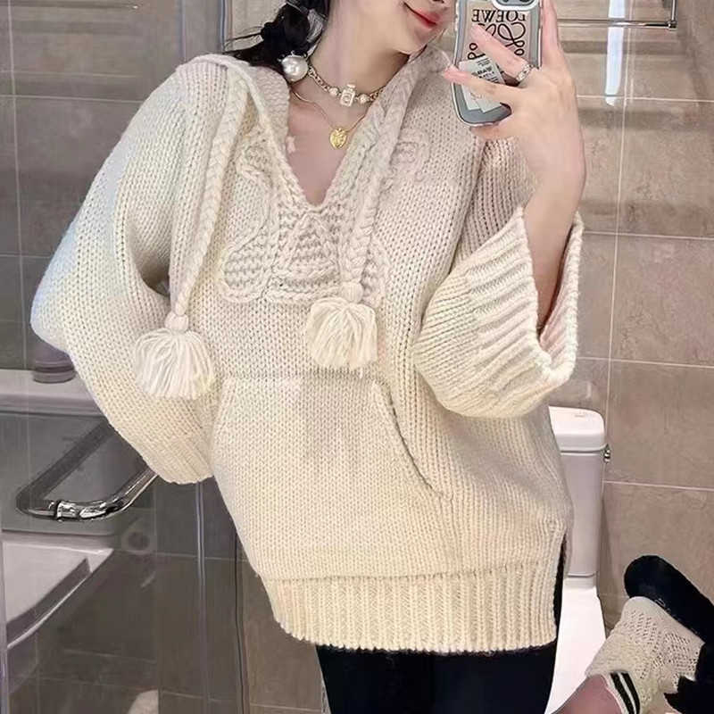 Women's Jacket Sweater Coat Cell 22FW Celebrity Hooded Long Sleeve Pullover Wide Loose Skinny and Autumn Fashion V-neck Jac 4LVP, Creamy-white
Women's Jacket Sweater Coat Cell 22FW Celebrity Hooded Long Sleeve Pullover Wide Loose Skinny and Autumn Fashion V-neck Jac 4LVP, Creamy-white