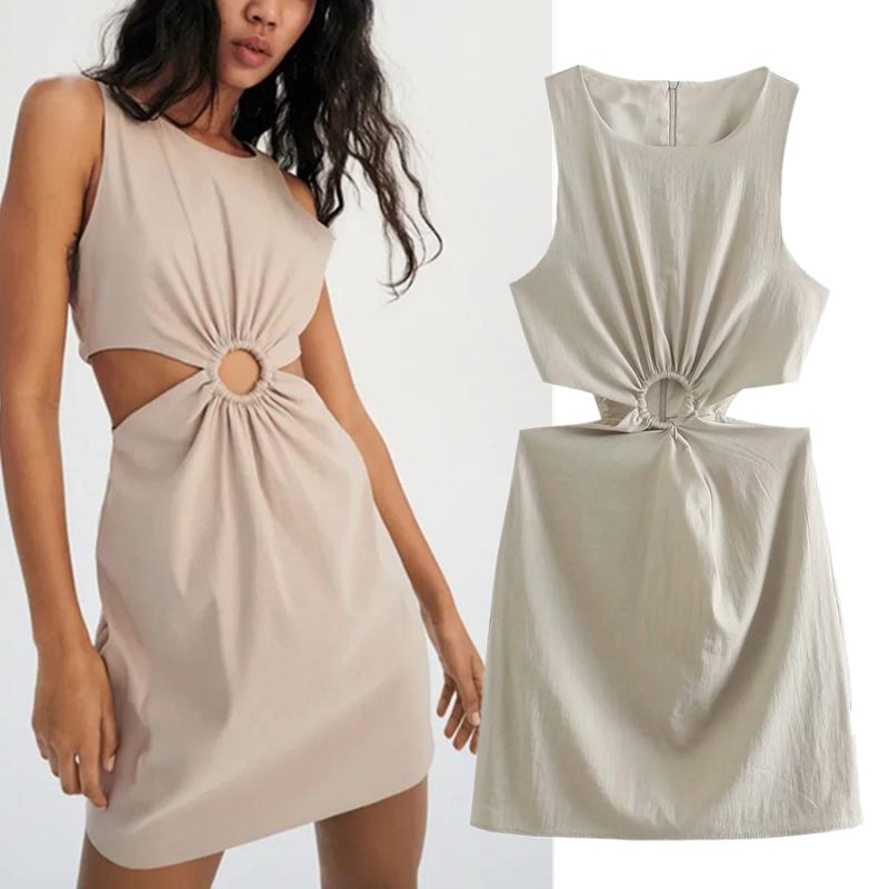 Casual Dresses Jenny&Dave Mini Dress Women Vestidos Summer England Style Ins Fashion Blogger Linen O-neck Hollow Out Sexy Party, Beige
Casual Dresses Jenny&Dave Mini Dress Women Vestidos Summer England Style Ins Fashion Blogger Linen O-neck Hollow Out Sexy Party, Beige