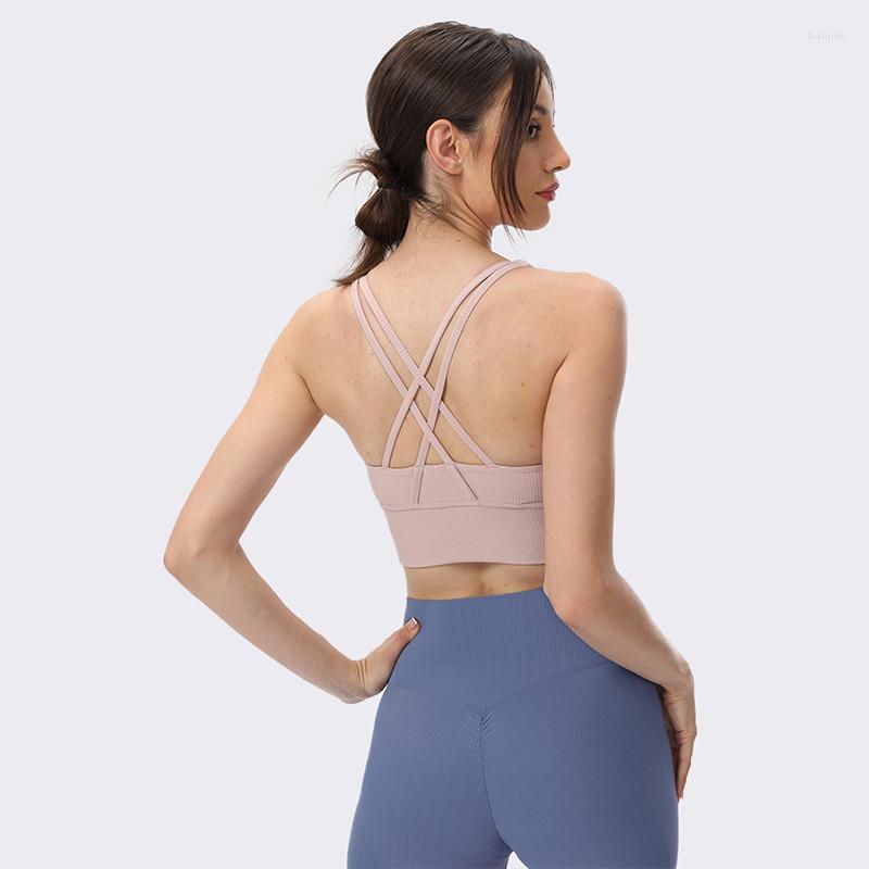 Yoga Outfit Solid Color Women Sport Bra Gym Athletic Tight Tank Top Vest Back Cross Underwear With Removable Chest Pad Moisture Wicking, White
Yoga Outfit Solid Color Women Sport Bra Gym Athletic Tight Tank Top Vest Back Cross Underwear With Removable Chest Pad Moisture Wicking, White