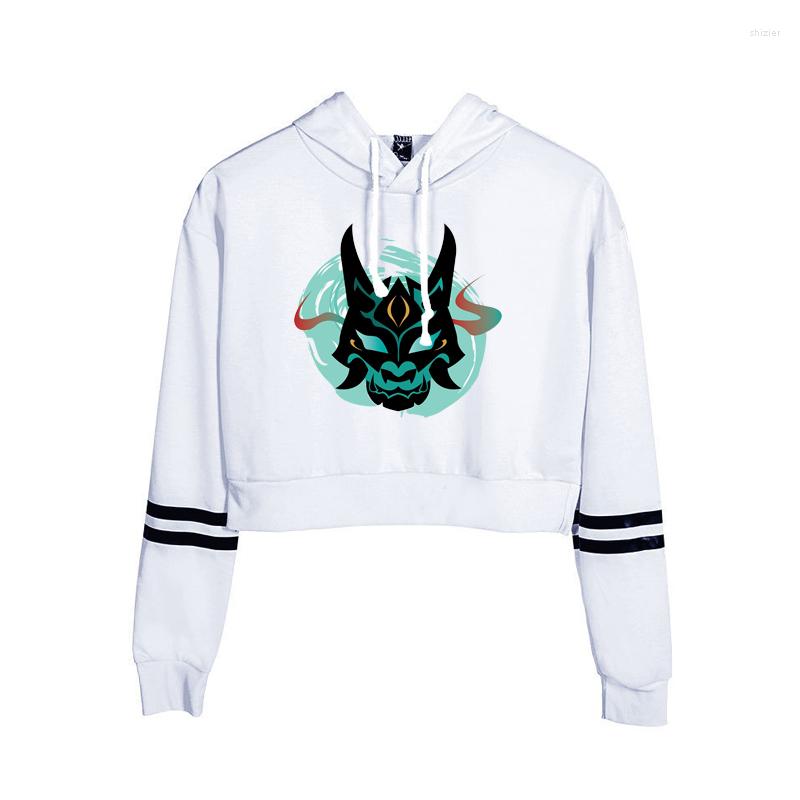 Women's Hoodies Genshin Impact Xiao Printed Women Cropped Daily Long Sleeve Crop Top Autumn Women's Clothes Funny, Black
Women's Hoodies Genshin Impact Xiao Printed Women Cropped Daily Long Sleeve Crop Top Autumn Women's Clothes Funny, Black
