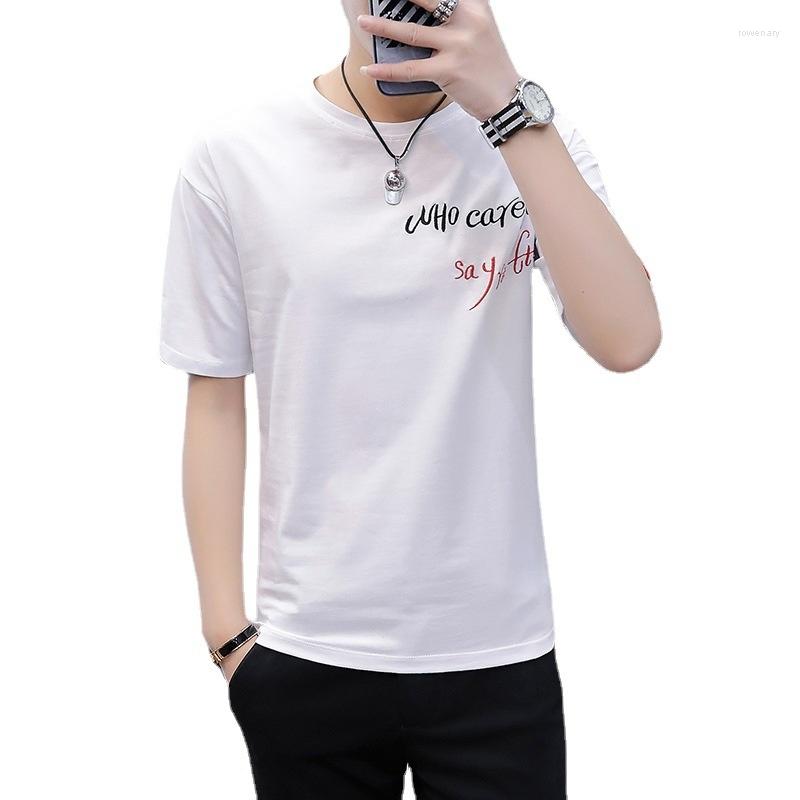 Men's T Shirts Fashion T-shirt Short Sleeve All-match Korean Version Letters Original Simplicity Casual Small Fresh Round Neck Clothes, A210 pink
Men's T Shirts Fashion T-shirt Short Sleeve All-match Korean Version Letters Original Simplicity Casual Small Fresh Round Neck Clothes, A210 pink