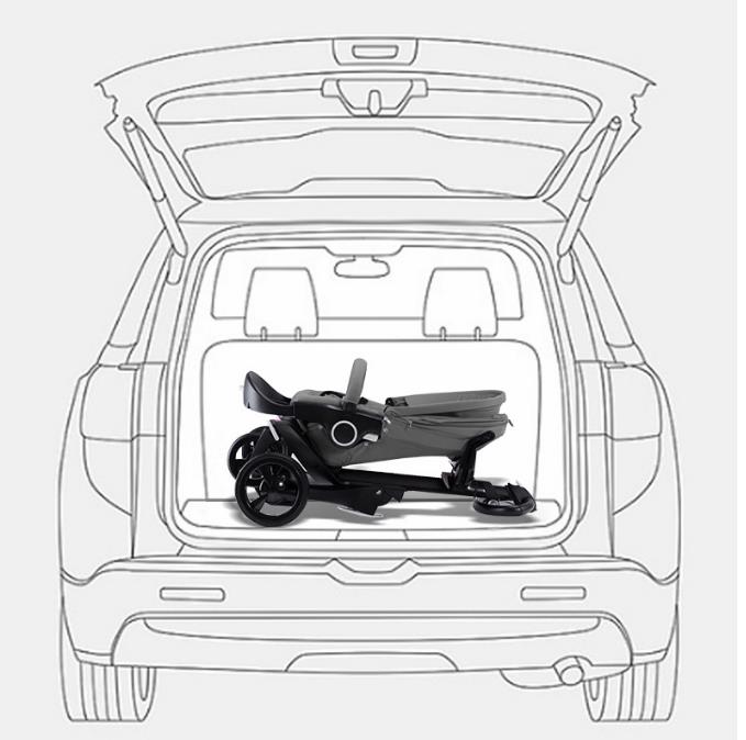 Strollers# DSLAND Baby Stroller 3 In 1 High Land Scape Sitting Pram Buggy Bassinet For Born Carriage Car Walkers