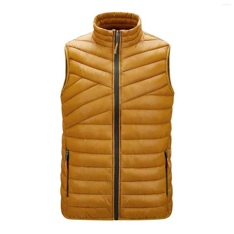Men' Down TELOTUNY Warm Vest High Collar With Pocket Waterproof Solid Zipper Cardigan Thicken Sleveeless Cotton Jacket, Black
Men' Down TELOTUNY Warm Vest High Collar With Pocket Waterproof Solid Zipper Cardigan Thicken Sleveeless Cotton Jacket, Black