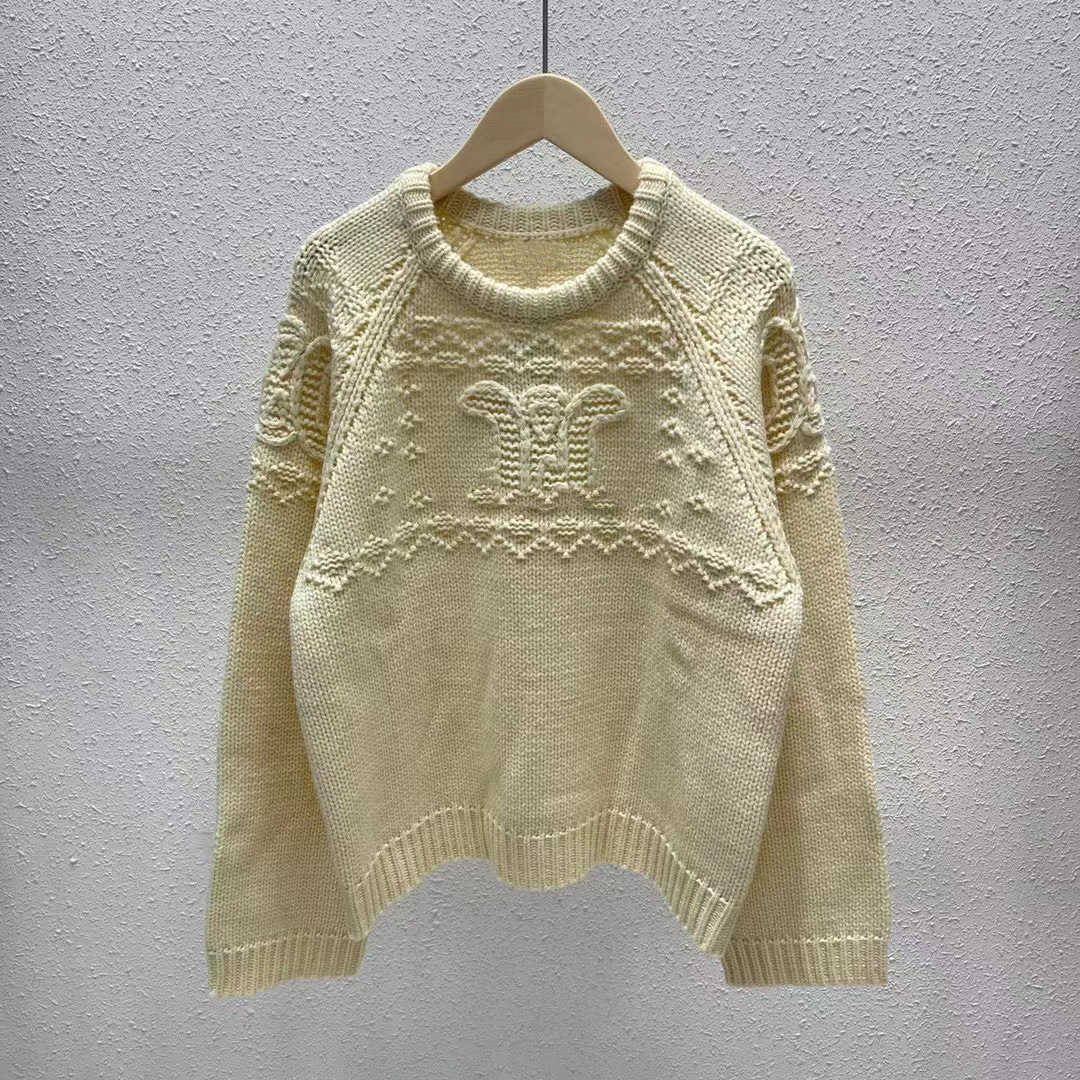 Women' Jacket Sweater Coat Cell 22FW Celebrity Round Neck Thick Needle 3d Texture Knitted Top PulloverElegant Classic Fashion De 22LP, Milky white
Women' Jacket Sweater Coat Cell 22FW Celebrity Round Neck Thick Needle 3d Texture Knitted Top PulloverElegant Classic Fashion De 22LP, Milky white