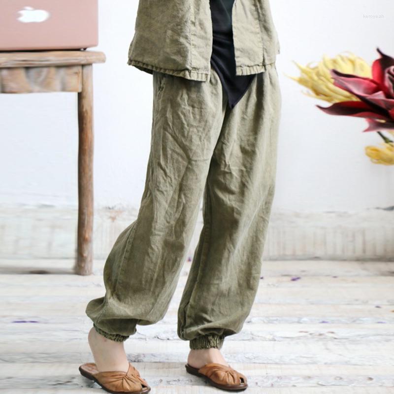 Women's Pants Johnature Loose Harem Ankle-Length Women Clothes 2022 Autumn Casual Elastic Waist Vintage Leisure Ladies, Black
Women's Pants Johnature Loose Harem Ankle-Length Women Clothes 2022 Autumn Casual Elastic Waist Vintage Leisure Ladies, Black