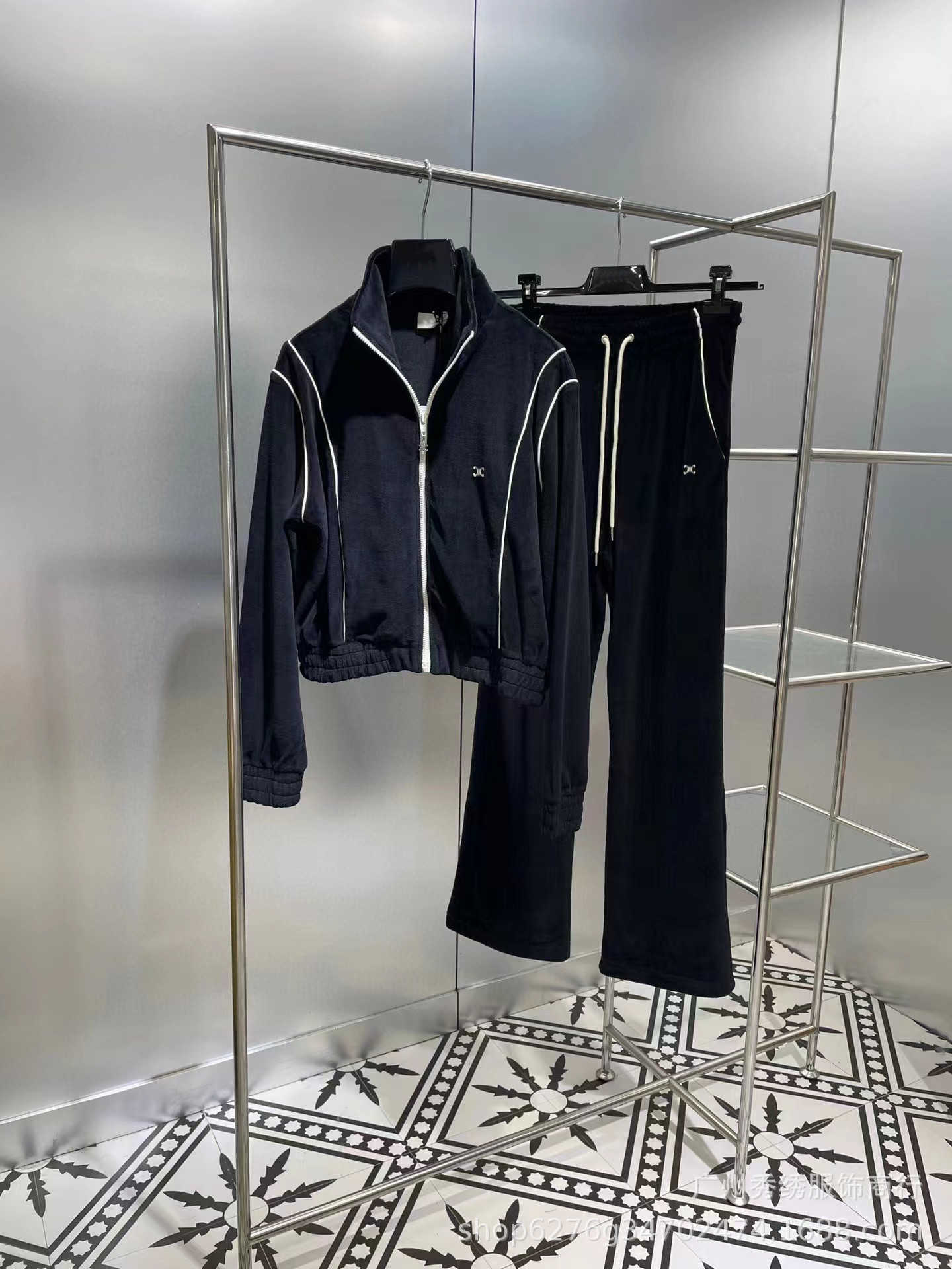 Women' Jacket Sweater Coat Cell 22FW Celebrity Autumn and Winter 2022 Letter Velvet Suit Cardigan Casual TrousersElegant Classic Fash 57Z4, Black
Women' Jacket Sweater Coat Cell 22FW Celebrity Autumn and Winter 2022 Letter Velvet Suit Cardigan Casual TrousersElegant Classic Fash 57Z4, Black