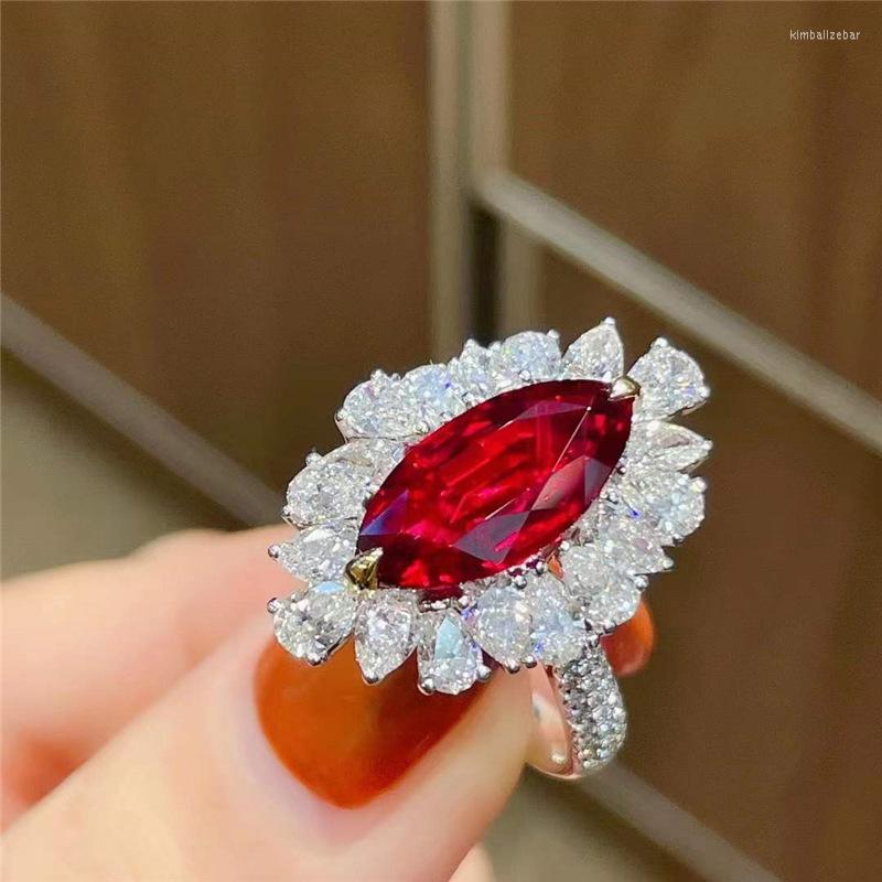 Wedding Rings Luxury Temperament Simulation Ruby Horse Eye Full Diamond Zircon Opening Adjustable Ring For Women Fine Jewelry Gifts
Wedding Rings Luxury Temperament Simulation Ruby Horse Eye Full Diamond Zircon Opening Adjustable Ring For Women Fine Jewelry Gifts