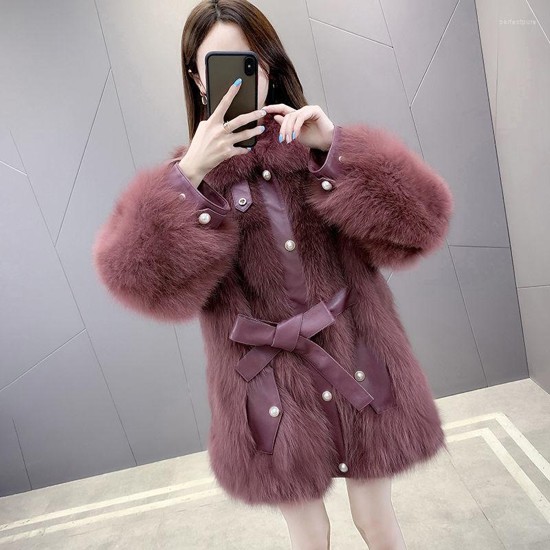 Women' Fur Faux Coat Women' Mid-length 2022 Winter Collection Waist Square Collar Pearl One Thick Ladies L28, Rose red
Women' Fur Faux Coat Women' Mid-length 2022 Winter Collection Waist Square Collar Pearl One Thick Ladies L28, Rose red