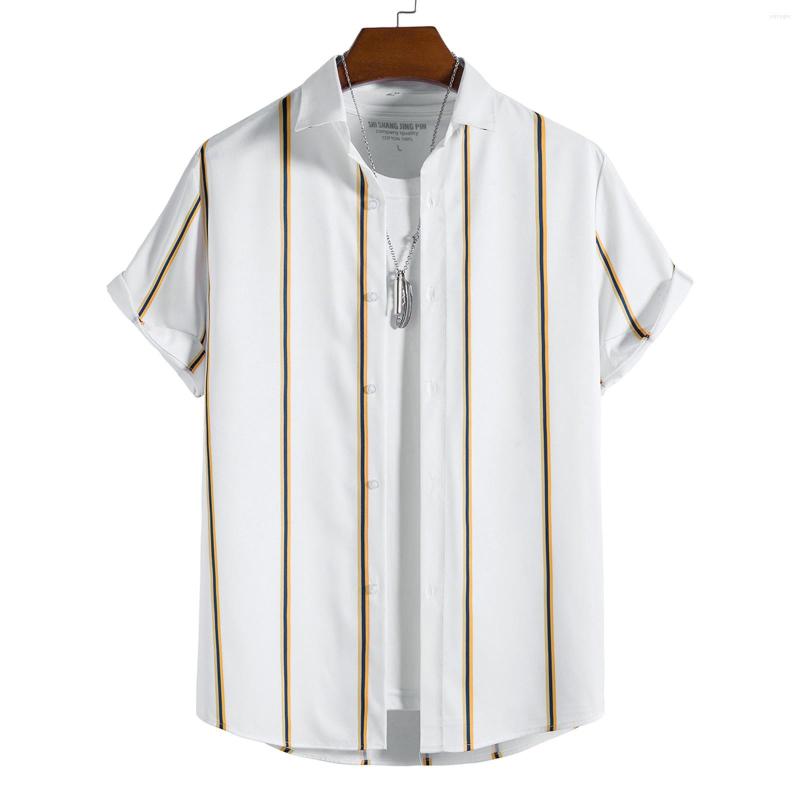 Men's Casual Shirts Men Button Down Summer Short Sleeves Striped Printed Cardigan Vintage Elegant All-, Black
Men's Casual Shirts Men Button Down Summer Short Sleeves Striped Printed Cardigan Vintage Elegant All-, Black