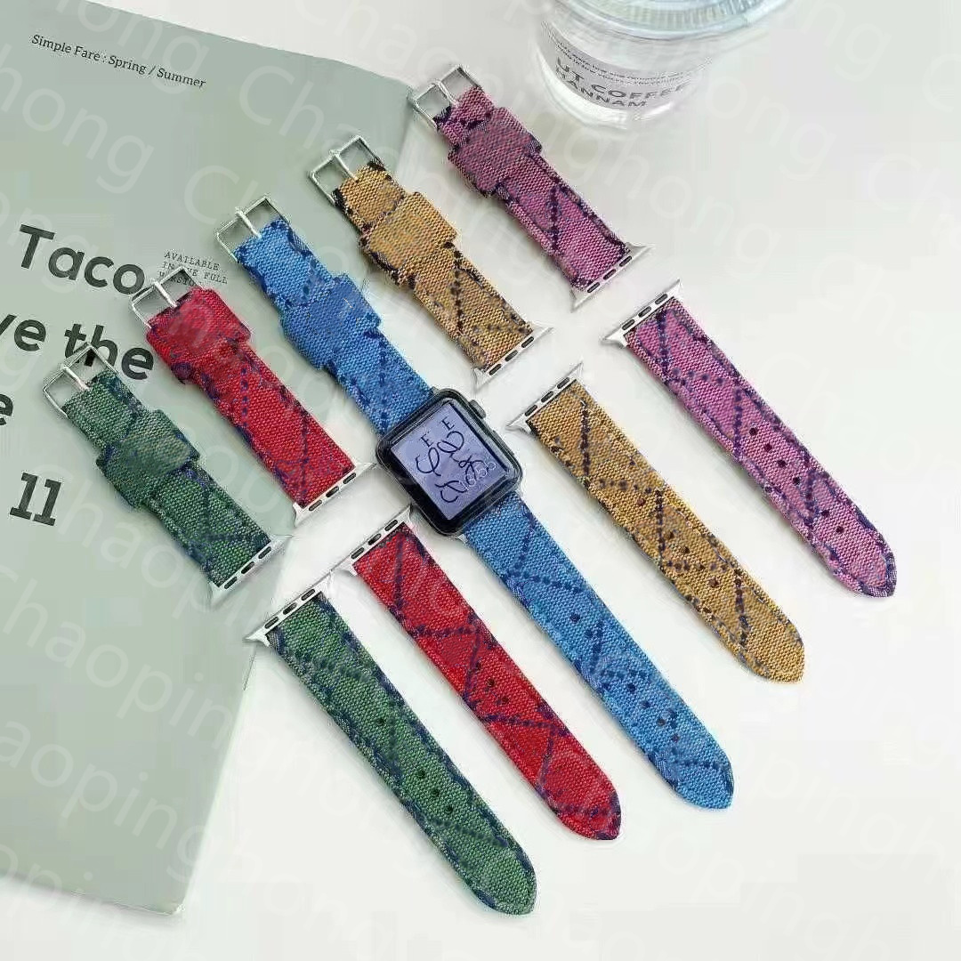 Cloth Designer Strap Gift Watchbands for Apple Watch Band 45mm 42mm 38mm 40mm 44mm iwatch bands Straps Bracelet Fashion G Letter Wristband iwatch ultra 49mm
Cloth Designer Strap Gift Watchbands for Apple Watch Band 45mm 42mm 38mm 40mm 44mm iwatch bands Straps Bracelet Fashion G Letter Wristband iwatch ultra 49mm