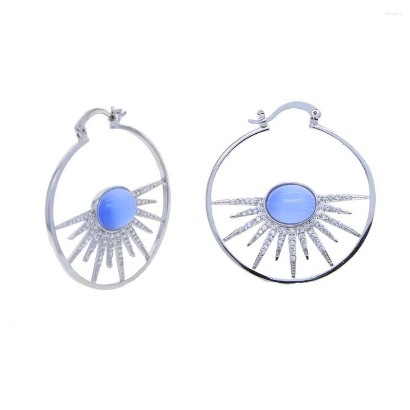 Hoop Earrings Luxury Blue Clear Cubic Zirconia CZ Fashion Women Jewelry Sparking Bling 5A Starbrust Northstar Geometric Circle Earring
Hoop Earrings Luxury Blue Clear Cubic Zirconia CZ Fashion Women Jewelry Sparking Bling 5A Starbrust Northstar Geometric Circle Earring