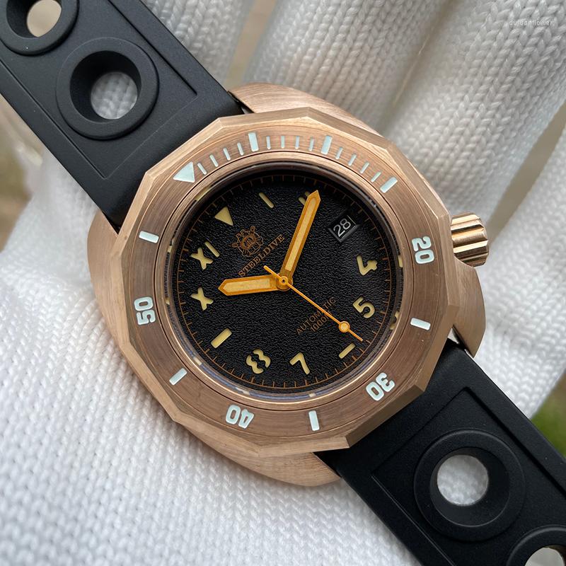Wristwatches STEELDIVE Mens Diver Watches Bronze Military Automatic Mechanical Wristwatch Diving 1000M Waterproof C3 Luminous Sapphire NH35, Diver watch 2
Wristwatches STEELDIVE Mens Diver Watches Bronze Military Automatic Mechanical Wristwatch Diving 1000M Waterproof C3 Luminous Sapphire NH35, Diver watch 2