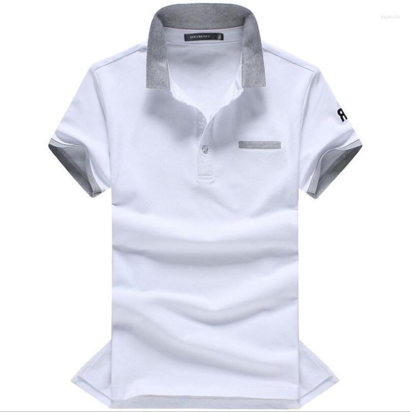 Men' Polos 2022 Mens Polo Shirts Breathable Cotton Short Sleeve Man Wide-waisted Turn-down Collar Tees Shirt Plus Size, C33-2 
Men' Polos 2022 Mens Polo Shirts Breathable Cotton Short Sleeve Man Wide-waisted Turn-down Collar Tees Shirt Plus Size, C33-2