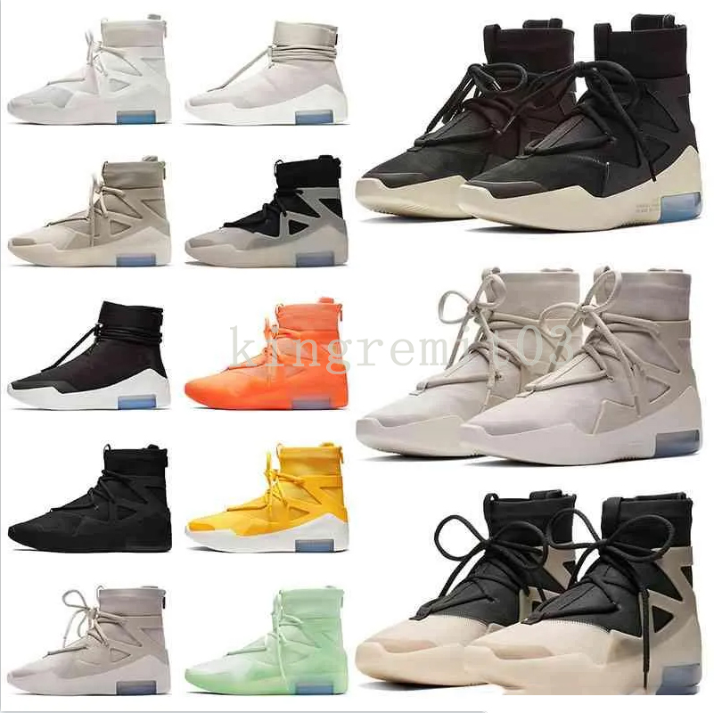 FOG 1 Basketball Shoes Men Fears God Sneaker Triple Black Oatmeal Of God The Atmosphere Yellow Light Bone Sail Orange Mens Trainers With Box
FOG 1 Basketball Shoes Men Fears God Sneaker Triple Black Oatmeal Of God The Atmosphere Yellow Light Bone Sail Orange Mens Trainers With Box