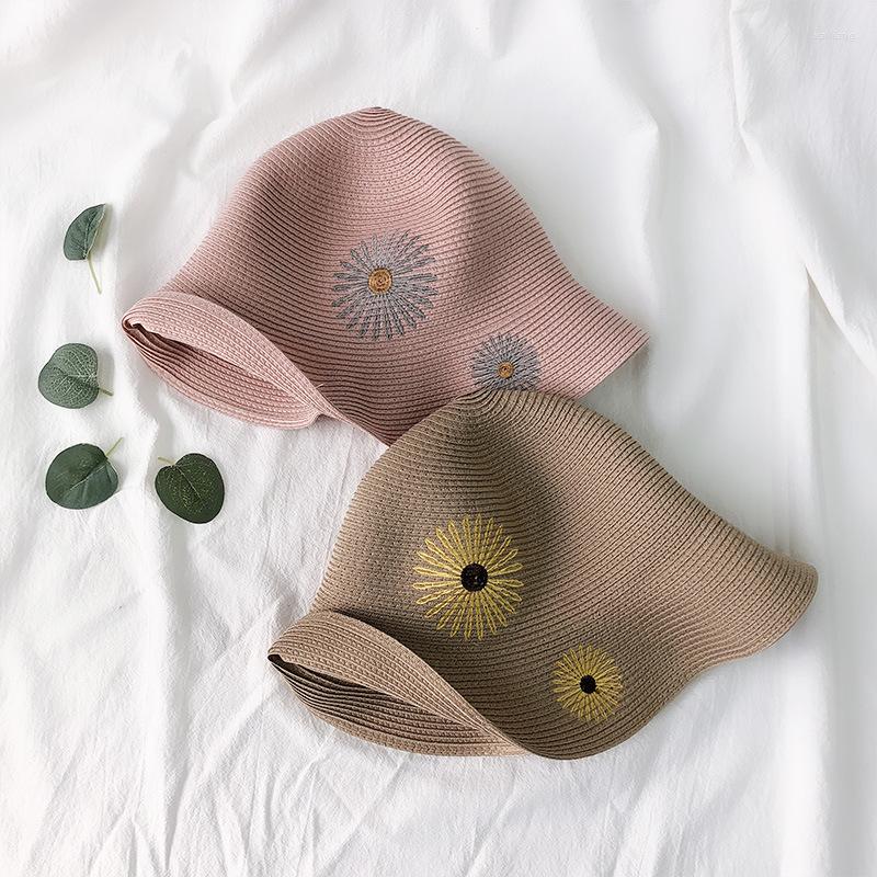 Berets Summer Fisherman Casual Travel Straw Korean Version Outdoor Flower Sunscreen Foldable Bucket Hat Sun Cap For Women
Berets Summer Fisherman Casual Travel Straw Korean Version Outdoor Flower Sunscreen Foldable Bucket Hat Sun Cap For Women