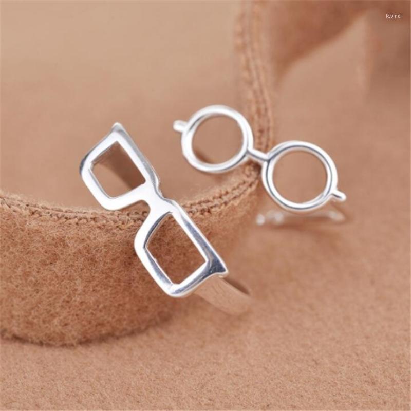 Cluster Rings Creative Personality 925 Sterling Silver Jewelry Glasses Adjustable For Women Gift Literature Art Accessories
Cluster Rings Creative Personality 925 Sterling Silver Jewelry Glasses Adjustable For Women Gift Literature Art Accessories