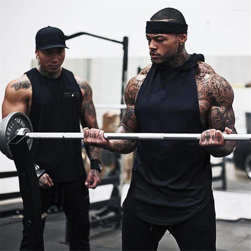 Men's Tank Tops Gyms Clothing Muscle Shirt Solid Color Men Patchwork Hooded Undershirt Workout Sleeveless Bodybuilding Sport Hoodie, Black
Men's Tank Tops Gyms Clothing Muscle Shirt Solid Color Men Patchwork Hooded Undershirt Workout Sleeveless Bodybuilding Sport Hoodie, Black