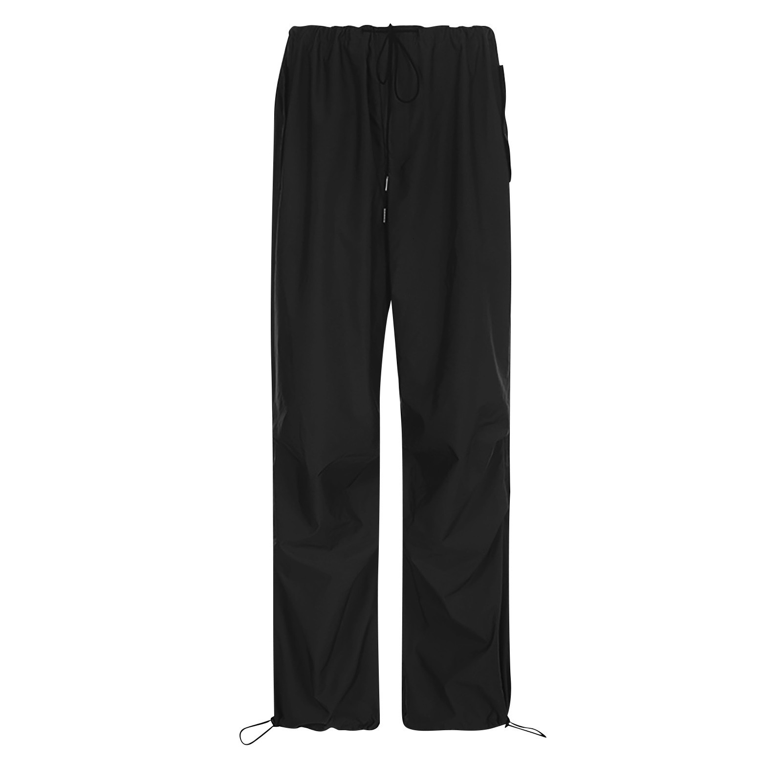 Women's Pants Capris Cargo Women Y2k Low Waist Jeans Wide Leg Loose Casual Streetwear Denim Trousers Joggers Solid Color Ropa Mujer 221202